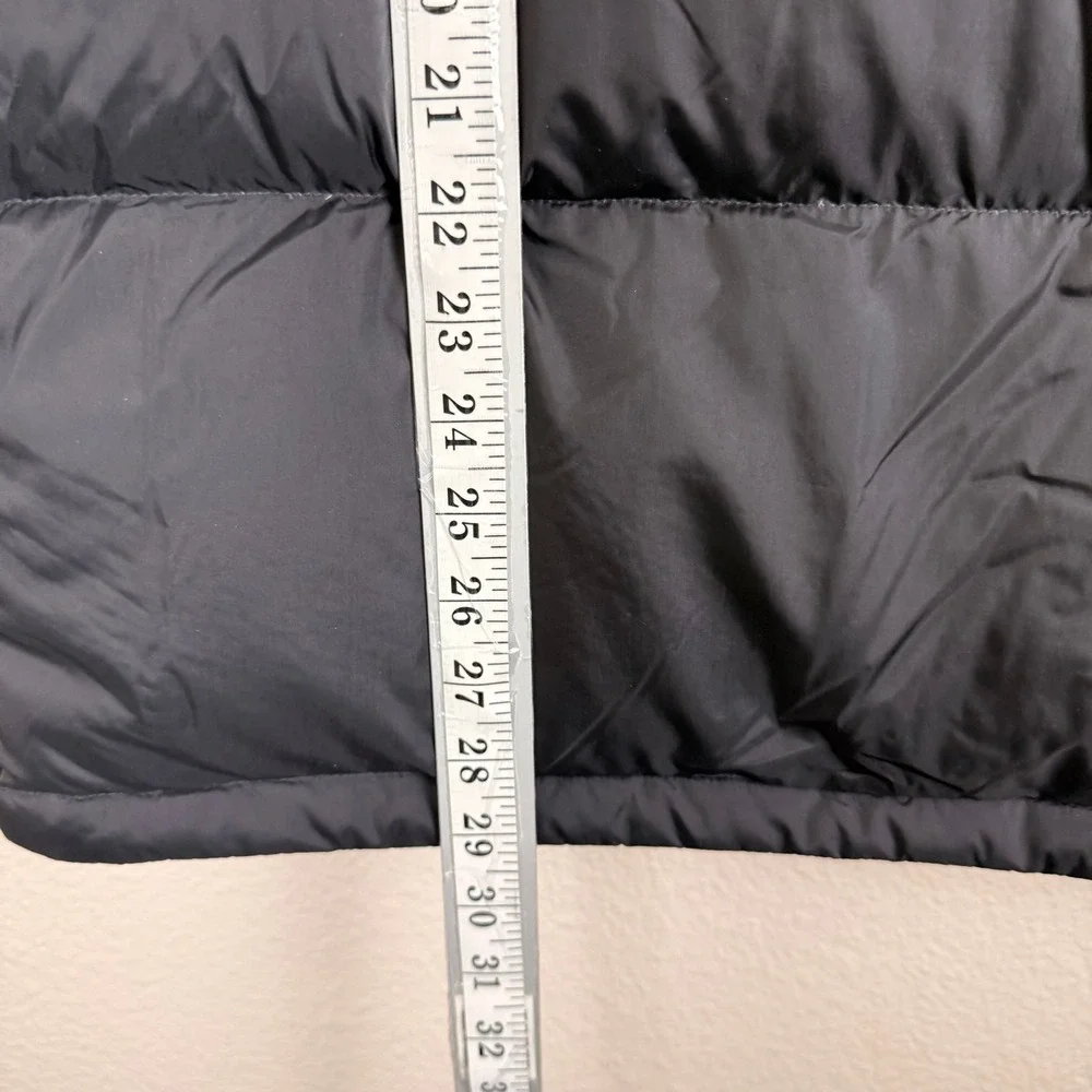 Vtg The North Face Puffer Vest Mens L Black Technical 550 Down Horse‎ Show Logo